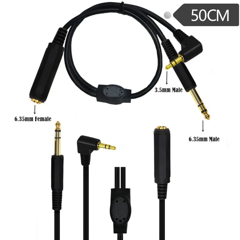 Elbow Stereo 6.35 AudioCable Male and Female 3.5mm To 6.35 Large Three-core Extension Pair Recording Adapter Cable
Elbow Stereo 6.35 AudioCable Male and Female 3.5mm To 6.35 Large Three-core Extension Pair Recording Adapter Cable