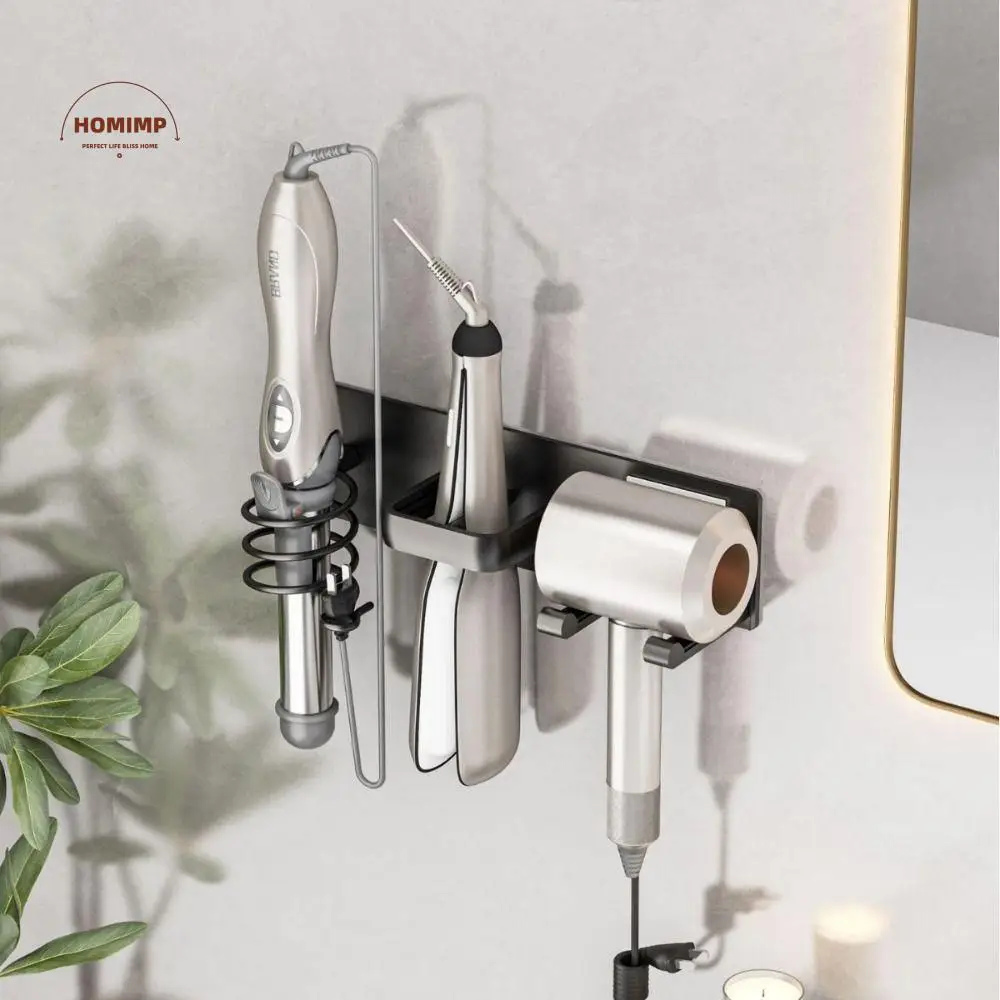 Aluminum Hair Dryer Holder 3 in 1 Wall Mounted Hair Dryer Bracket Space Saving Rustproof Toilet Blower Holder for Home
Aluminum Hair Dryer Holder 3 in 1 Wall Mounted Hair Dryer Bracket Space Saving Rustproof Toilet Blower Holder for Home