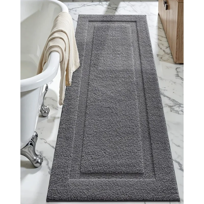 Ultra Soft Non Slip Bathroom Rug for Floor, Absorbent Washable Bath Mat with Rubber Backing, Fluffy Shaggy Runner Mats
Ultra Soft Non Slip Bathroom Rug for Floor, Absorbent Washable Bath Mat with Rubber Backing, Fluffy Shaggy Runner Mats