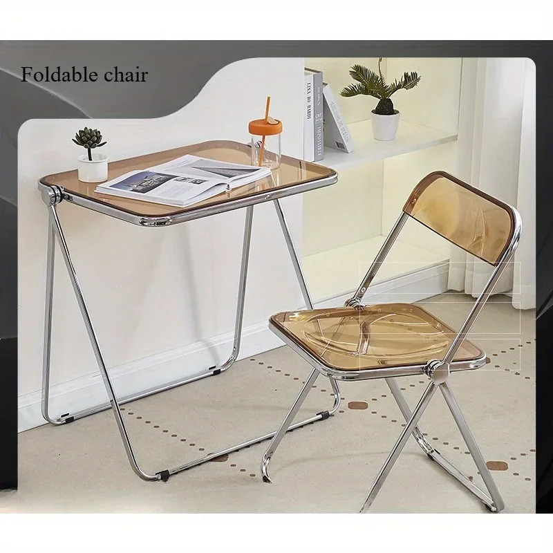 Acrylic Transparent Folding Chair Simple Home Ins Dining Chair Stool for Clothing Store Photo Fashion Internet Celebrity
Acrylic Transparent Folding Chair Simple Home Ins Dining Chair Stool for Clothing Store Photo Fashion Internet Celebrity
