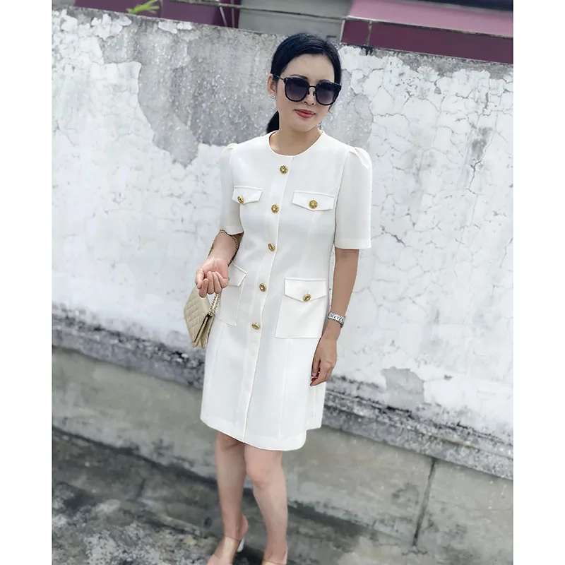 Elegant Lady Dress Midi Skirt Style Slimming Celebrity Wind Women's Fashionable High Waist X-Shape Summer Season Polyester Fiber
Elegant Lady Dress Midi Skirt Style Slimming Celebrity Wind Women's Fashionable High Waist X-Shape Summer Season Polyester Fiber