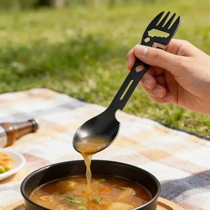 10-in-1 Stainless Steel Black Multi-Tool Opener – Ultimate Outdoor Companion with Bottle Opener, Can Opener, and More
10-in-1 Stainless Steel Black Multi-Tool Opener – Ultimate Outdoor Companion with Bottle Opener, Can Opener, and More