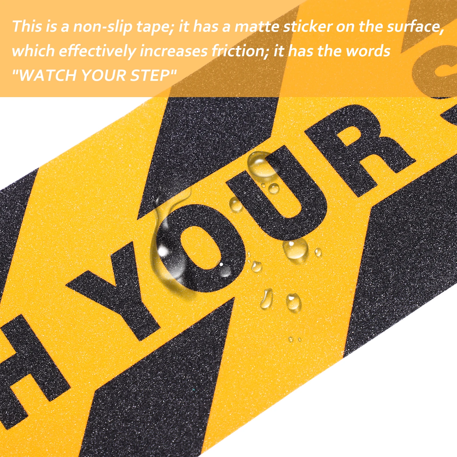 2pcs Anti-slip PET Warning Tapes Watch Your Step Stickers Safety Adhesive Strips for Stairs Factory Wet Floor Decals Slippery
2pcs Anti-slip PET Warning Tapes Watch Your Step Stickers Safety Adhesive Strips for Stairs Factory Wet Floor Decals Slippery