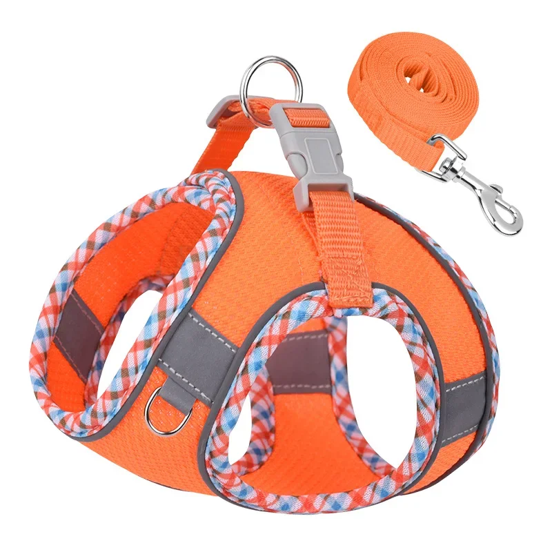 Dog Leash Vest Reflective Breathable Dog Cat Harness Vest Chest Rope Set Pet Harness for Small Medium Dogs Outdoor Walking
Dog Leash Vest Reflective Breathable Dog Cat Harness Vest Chest Rope Set Pet Harness for Small Medium Dogs Outdoor Walking