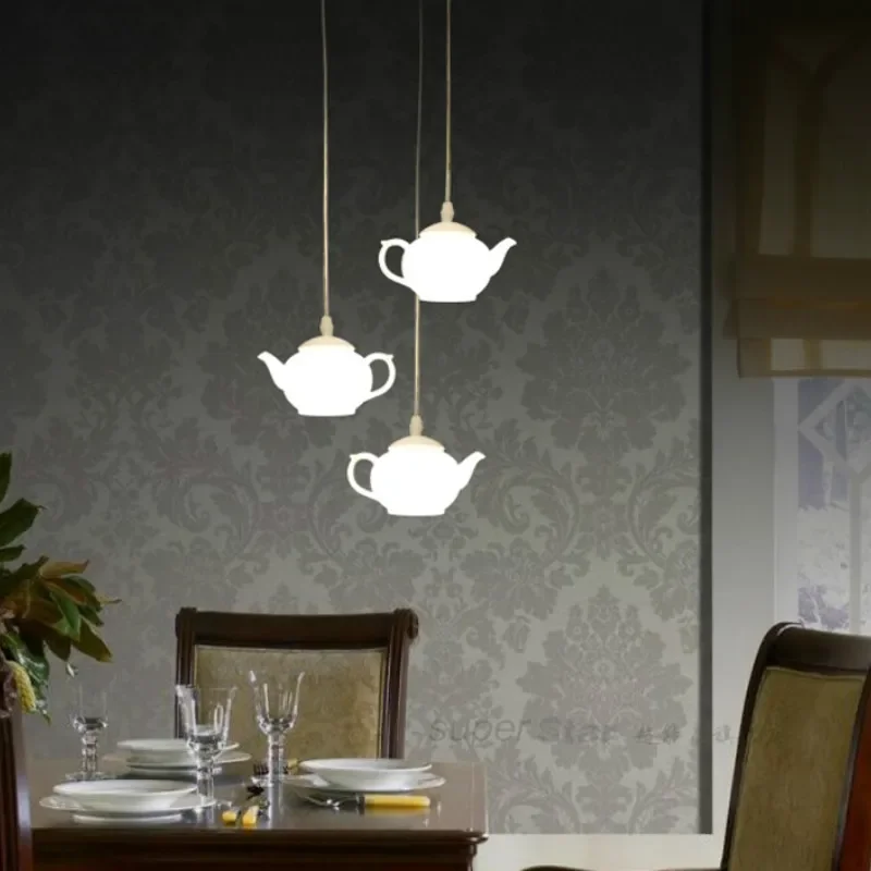 Postmodern Creative Teapot Small Chandelier Lights Individual Lamp Decoration Lighting Restaurant Triple Kitchen Lights Hanging
Postmodern Creative Teapot Small Chandelier Lights Individual Lamp Decoration Lighting Restaurant Triple Kitchen Lights Hanging