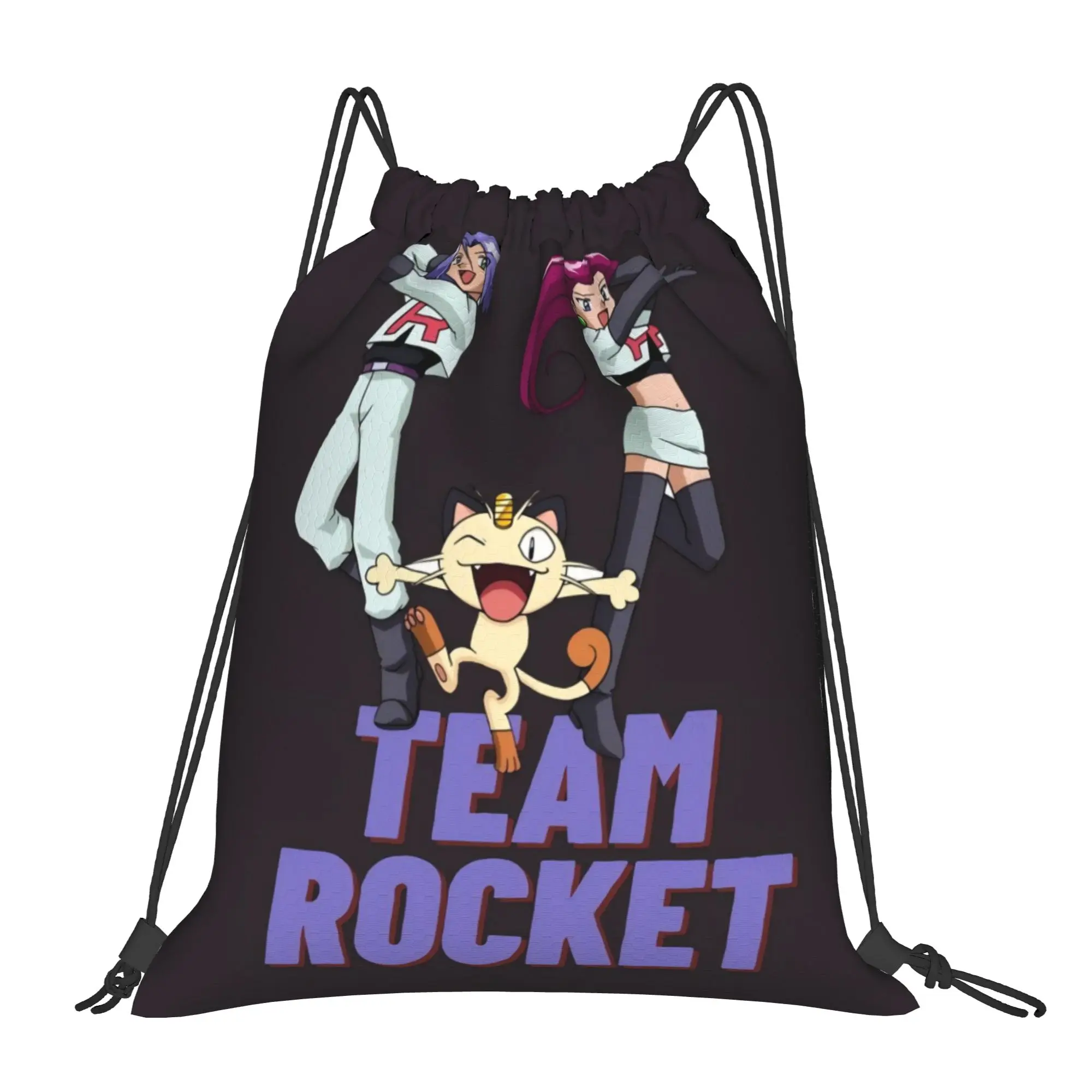 Портативные сумки на шнурке Team Rocket Pokemon для фридайвинга, рюкзаки для езды на велосипеде, пляжная одежда, рюкзаки для хранения снаряжения для дайвинга
Портативные сумки на шнурке Team Rocket Pokemon для фридайвинга, рюкзаки для езды на велосипеде, пляжная одежда, рюкзаки для хранения снаряжения для дайвинга