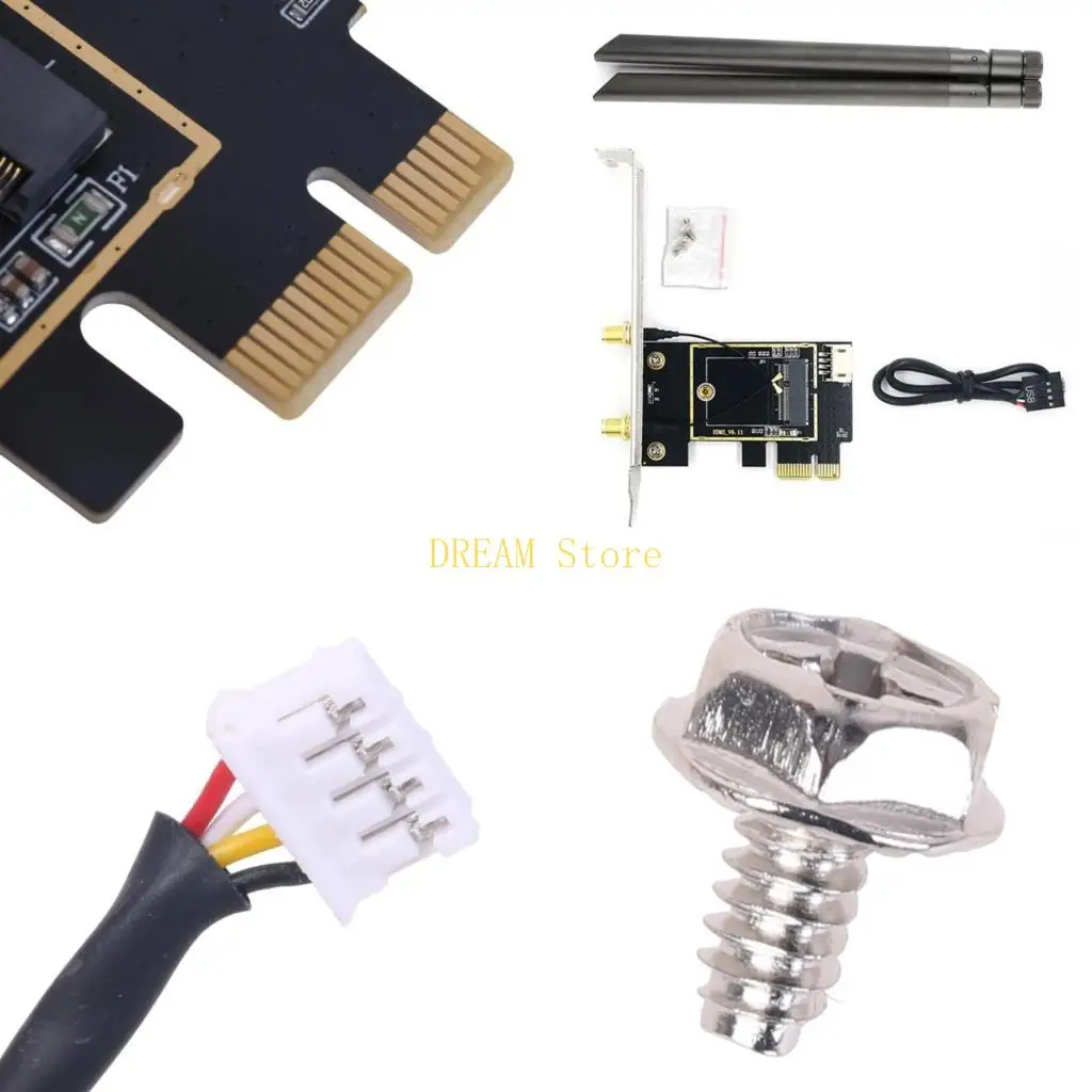 M.2 Wifi Adapter M.2 NGFF To PCIE Wireless Networking Card for AX200 AX210 7260 best sale
M.2 Wifi Adapter M.2 NGFF To PCIE Wireless Networking Card for AX200 AX210 7260 best sale