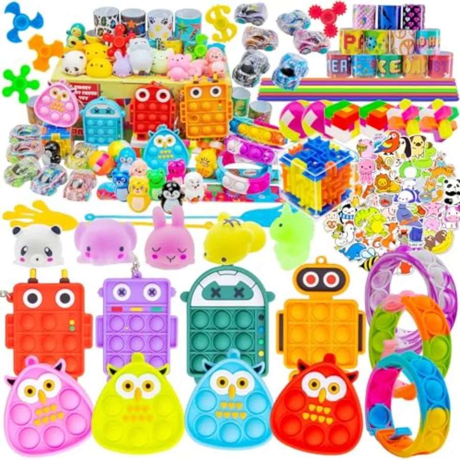 110 PCS Party Favors for 4-8-12, Goodie Bags Stuffers, Treasure Box Toys for Classroom, Pinata Fillers, Prize Box Toys, Birthda
110 PCS Party Favors for 4-8-12, Goodie Bags Stuffers, Treasure Box Toys for Classroom, Pinata Fillers, Prize Box Toys, Birthda
