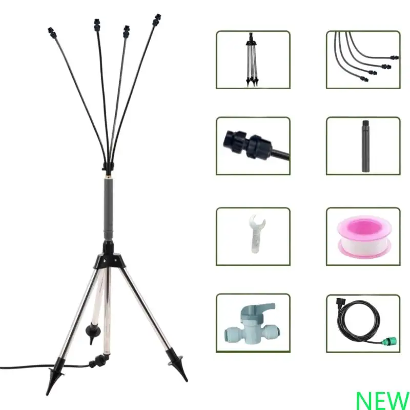 Adjustable Portable Stand Misting Portable Misting Cooling System for Garden Pool Backyard Garden Stand Misting System
Adjustable Portable Stand Misting Portable Misting Cooling System for Garden Pool Backyard Garden Stand Misting System