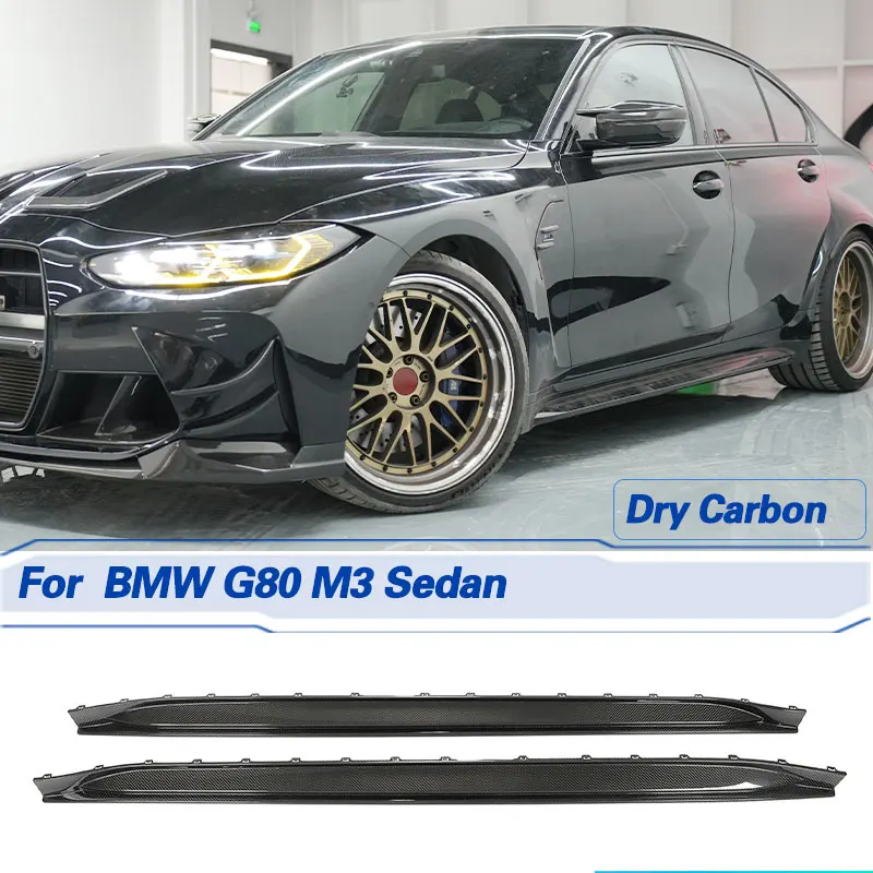 Car Side Skirts Extensions Prepreg Dry Carbon for BMW G80 M3 Sedan 4-Door 2021-2023 Side Bumper Door Apron Lip Skirt Body Kits
Car Side Skirts Extensions Prepreg Dry Carbon for BMW G80 M3 Sedan 4-Door 2021-2023 Side Bumper Door Apron Lip Skirt Body Kits