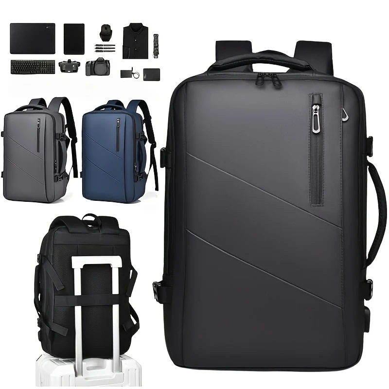 Multi functional business leisure backpack, large capacity travel bag, computer backpack, and fitness bag
Multi functional business leisure backpack, large capacity travel bag, computer backpack, and fitness bag