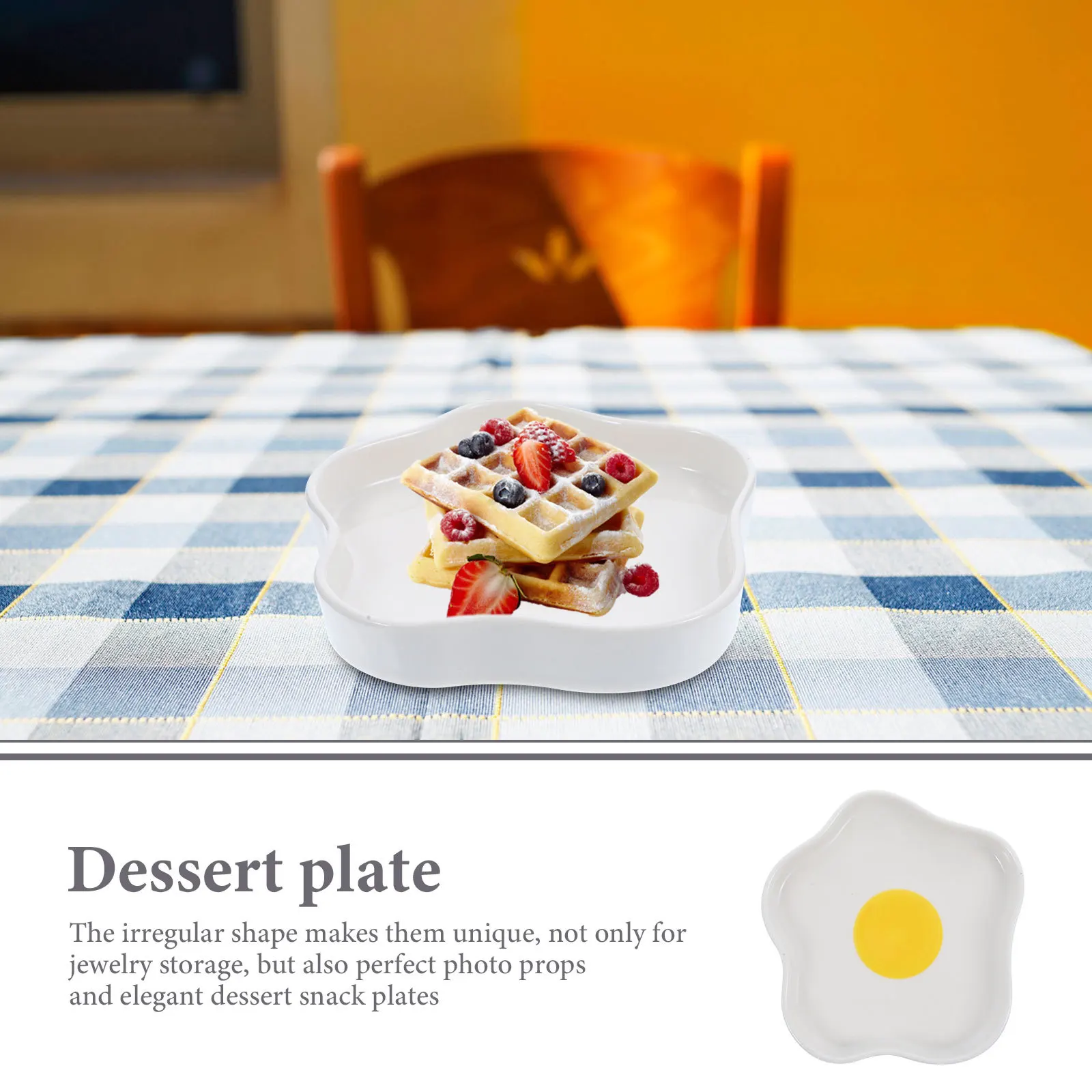 Creative Irregular Egg Shape Ceramic Plate for Breakfast Dessert Snack Food Display Ceramic Plates Home Breakfast Plates
Creative Irregular Egg Shape Ceramic Plate for Breakfast Dessert Snack Food Display Ceramic Plates Home Breakfast Plates