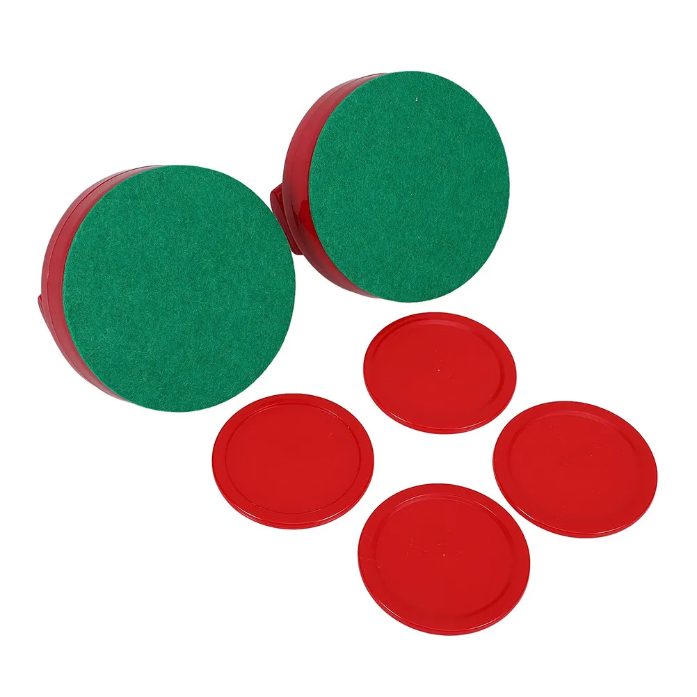 1Set Premium Air Hockey Pusher and Puck Set 82Mm Mallets with Felt Pads for Smooth Fast Gameplay Air Hockey Table Accessories
1Set Premium Air Hockey Pusher and Puck Set 82Mm Mallets with Felt Pads for Smooth Fast Gameplay Air Hockey Table Accessories