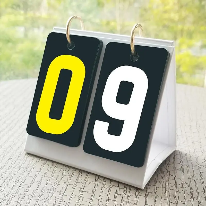 New Plastic Scoreboard Digital Flip Score Counter Game Scoring Board Page Turning Score Keeper Indoor Outdoor With Stand Score
New Plastic Scoreboard Digital Flip Score Counter Game Scoring Board Page Turning Score Keeper Indoor Outdoor With Stand Score