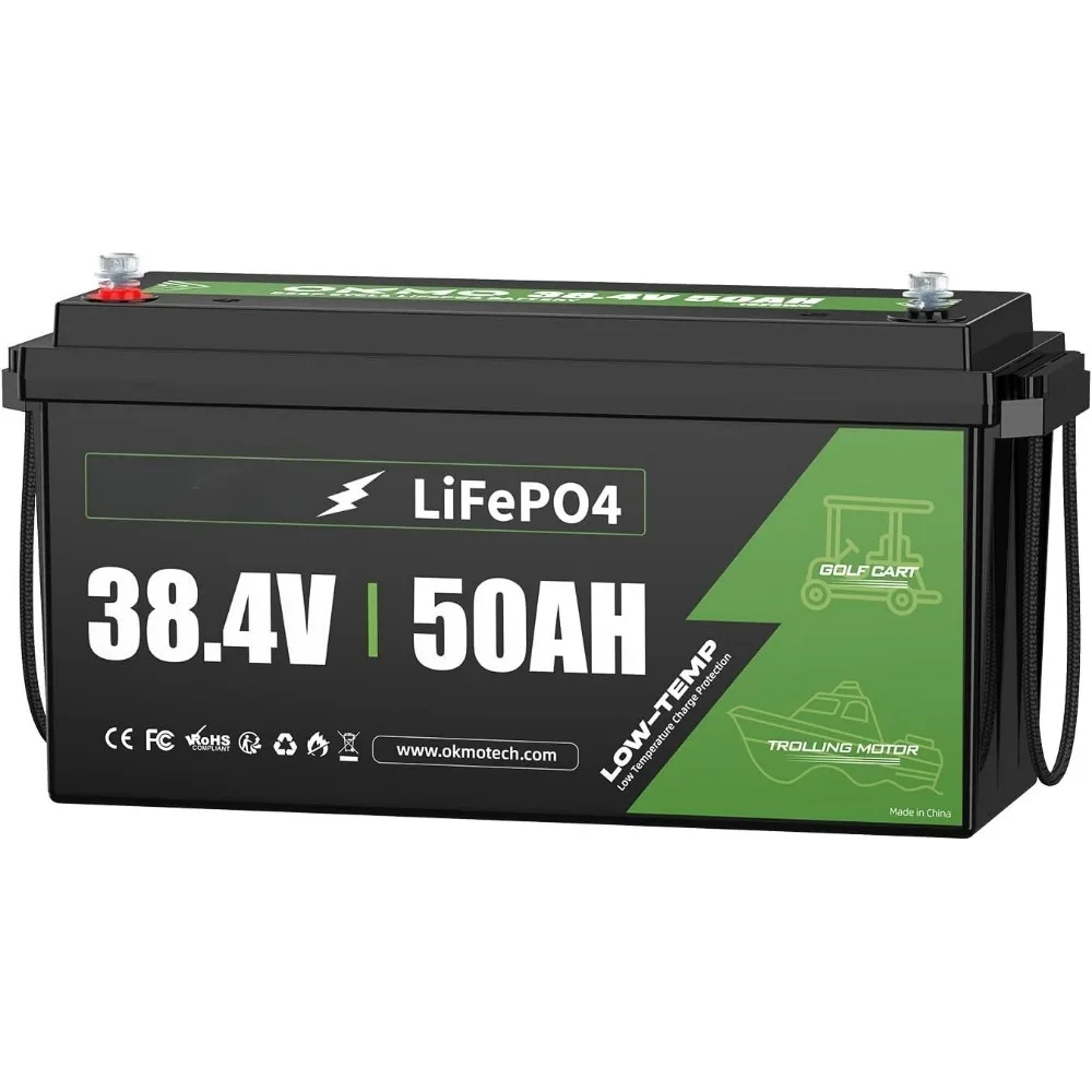 36V 50Ah Trolling Motor LiFePO4 Lithium Battery with 100A BMS Low-Temp Protection for 36V Trolling Motor
36V 50Ah Trolling Motor LiFePO4 Lithium Battery with 100A BMS Low-Temp Protection for 36V Trolling Motor