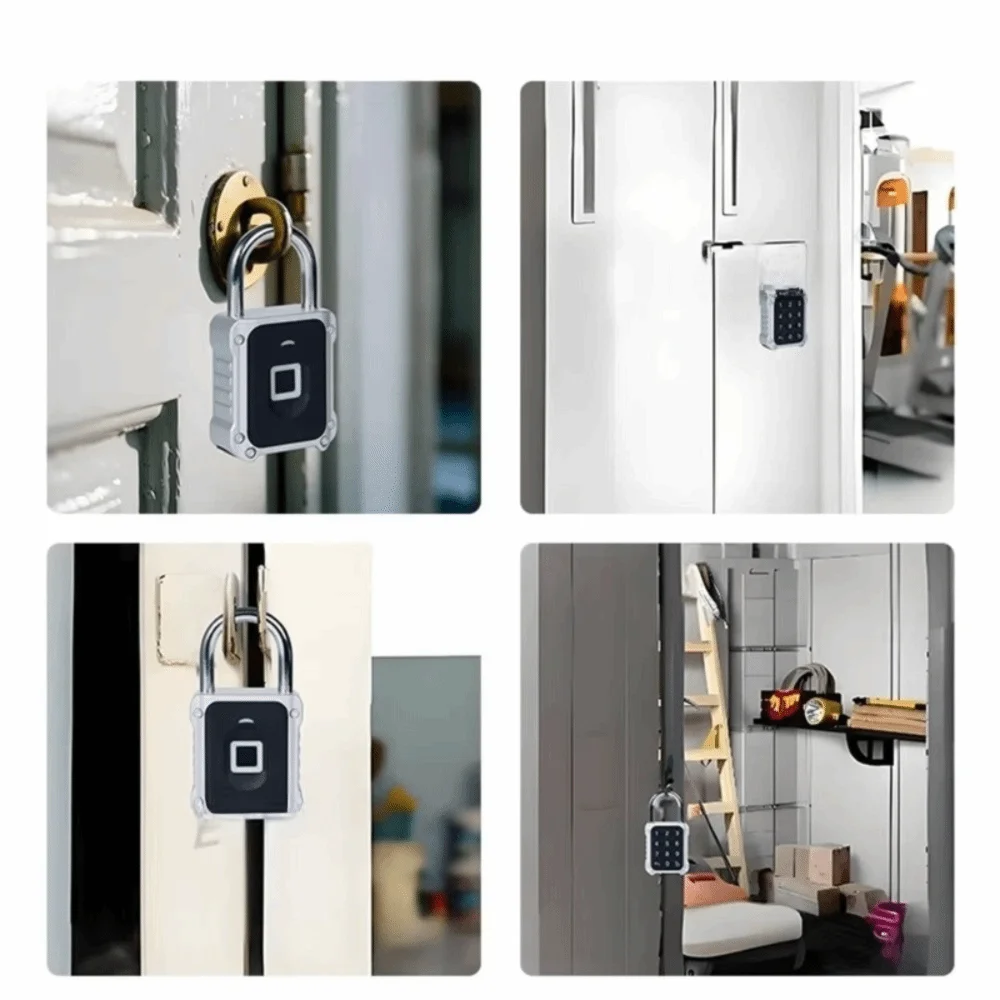Fingerprint Recognition Bluetooth Smart Door Lock Zinc Alloy IPX5 Waterproof Electronic Smart Padlock Tuya App
Fingerprint Recognition Bluetooth Smart Door Lock Zinc Alloy IPX5 Waterproof Electronic Smart Padlock Tuya App