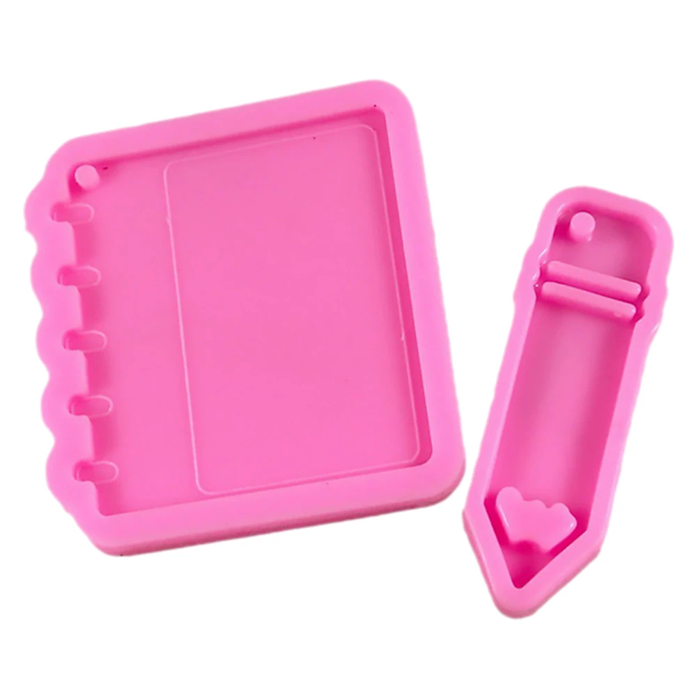 1 set Crystal Epoxy Silicone Mold Pencil Notebook Keychain Charm Pendant DIY Supplies Flexible Casting Jewelry Accessories
1 set Crystal Epoxy Silicone Mold Pencil Notebook Keychain Charm Pendant DIY Supplies Flexible Casting Jewelry Accessories
