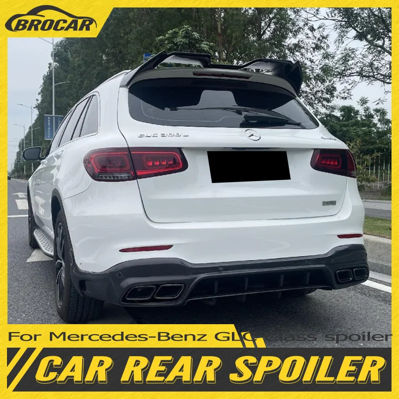 For Mercedes Benz GLC-CLASS W253 X253 2016 - 2021 GLC200 GLC220 GLC260 GLC300 GlC450 Real Carbon Fiber Rear Spoiler Car Top Wing
For Mercedes Benz GLC-CLASS W253 X253 2016 - 2021 GLC200 GLC220 GLC260 GLC300 GlC450 Real Carbon Fiber Rear Spoiler Car Top Wing