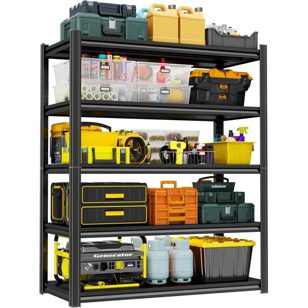 Heavy-Duty Adjustable Metal Shelving Unit, 72H x 35W x 14D, Double-Layer, Reinforced for 3020 lbs Capacity, Ideal for Garage, Wa
Heavy-Duty Adjustable Metal Shelving Unit, 72H x 35W x 14D, Double-Layer, Reinforced for 3020 lbs Capacity, Ideal for Garage, Wa
