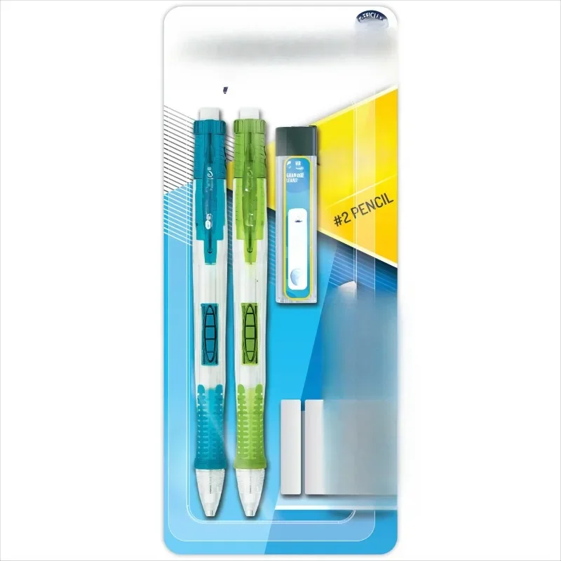 2 Count Upgraded Version HOME Clear Point Mechanical Pencils, 0.7mm, #2, Fashion Barrels,
2 Count Upgraded Version HOME Clear Point Mechanical Pencils, 0.7mm, #2, Fashion Barrels,