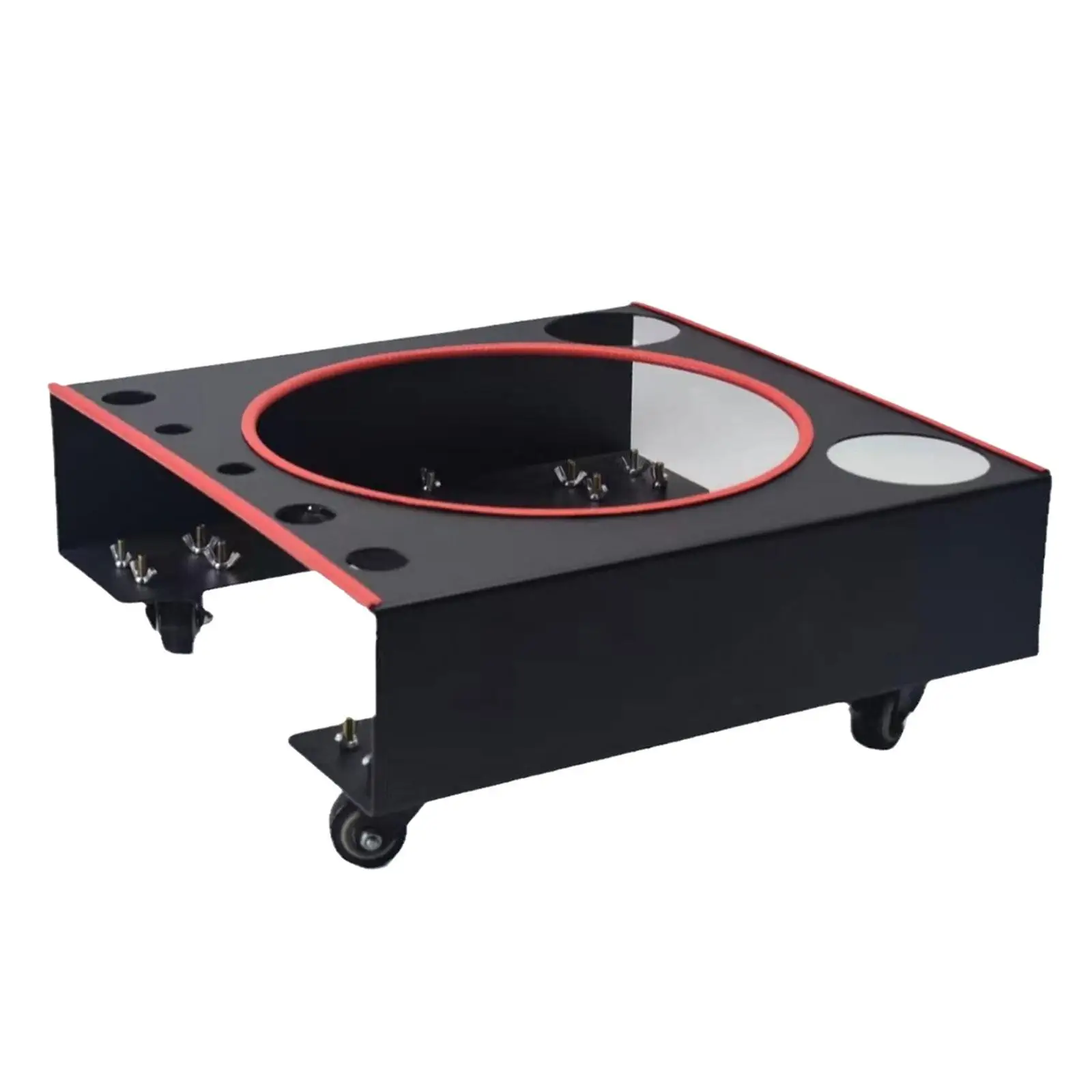 Bucket Dolly with 4 Swivel Casters Hollow Out Design for Car Wash Black
Bucket Dolly with 4 Swivel Casters Hollow Out Design for Car Wash Black