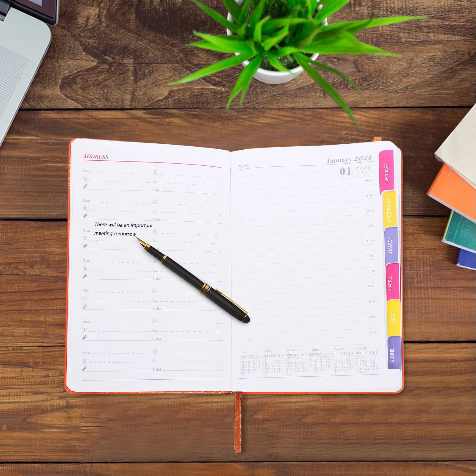 2024 Daily Planner Notepad Portable Lightweight Schedule Recording Notebook for Time Management Office Study Business Use
2024 Daily Planner Notepad Portable Lightweight Schedule Recording Notebook for Time Management Office Study Business Use