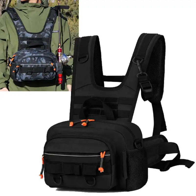 Fishing Tackle Chest Bag with Rod Holders Lure Box Gear Storage Bags Hiking Backpack Molle Outdoor Hunting Pack Rig Pouch Vest
Fishing Tackle Chest Bag with Rod Holders Lure Box Gear Storage Bags Hiking Backpack Molle Outdoor Hunting Pack Rig Pouch Vest