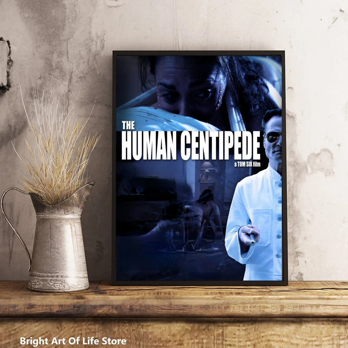 The Human Centipede Movie Poster Star Actor Art Cover Canvas Print Decorative Painting (No Frame)
The Human Centipede Movie Poster Star Actor Art Cover Canvas Print Decorative Painting (No Frame)