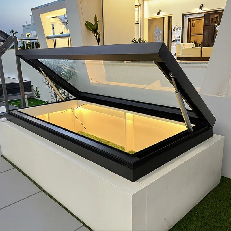 Современные моторизованные водонепроницаемые алюминиевые окна на крыше на открытом воздухе с автоматической жалюзи из алюминиевого сплава Fr
Современные моторизованные водонепроницаемые алюминиевые окна на крыше на открытом воздухе с автоматической жалюзи из алюминиевого сплава Fr