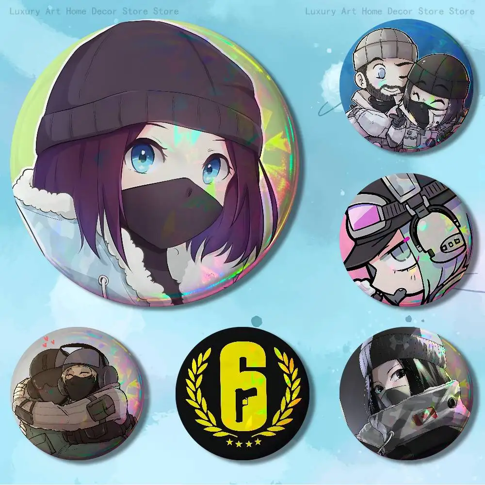 Chibi R-Rainbow S-Six 58mm 44mm HD Print Brooch Badges Pretty Derby Round Display Brooches Lapel Pins
Chibi R-Rainbow S-Six 58mm 44mm HD Print Brooch Badges Pretty Derby Round Display Brooches Lapel Pins