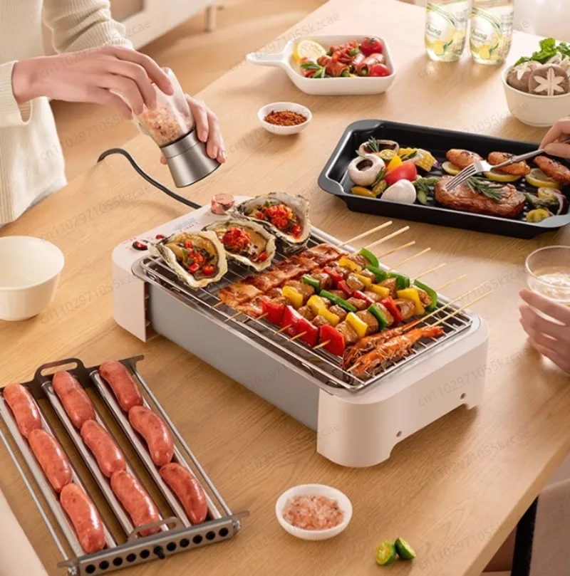 Dormitory automatic small sausage machine household multi-functional three-in-one electric barbecue grill
Dormitory automatic small sausage machine household multi-functional three-in-one electric barbecue grill