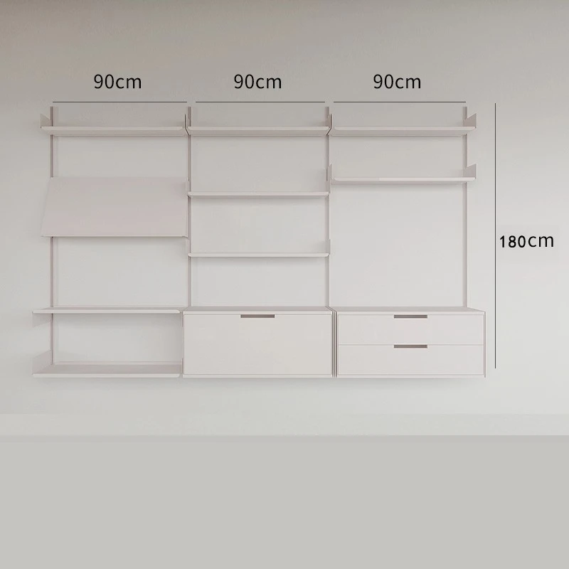 Wall baffle shelf wall track one-word bracket suspended bookshelf multi-functional storage rack
Wall baffle shelf wall track one-word bracket suspended bookshelf multi-functional storage rack