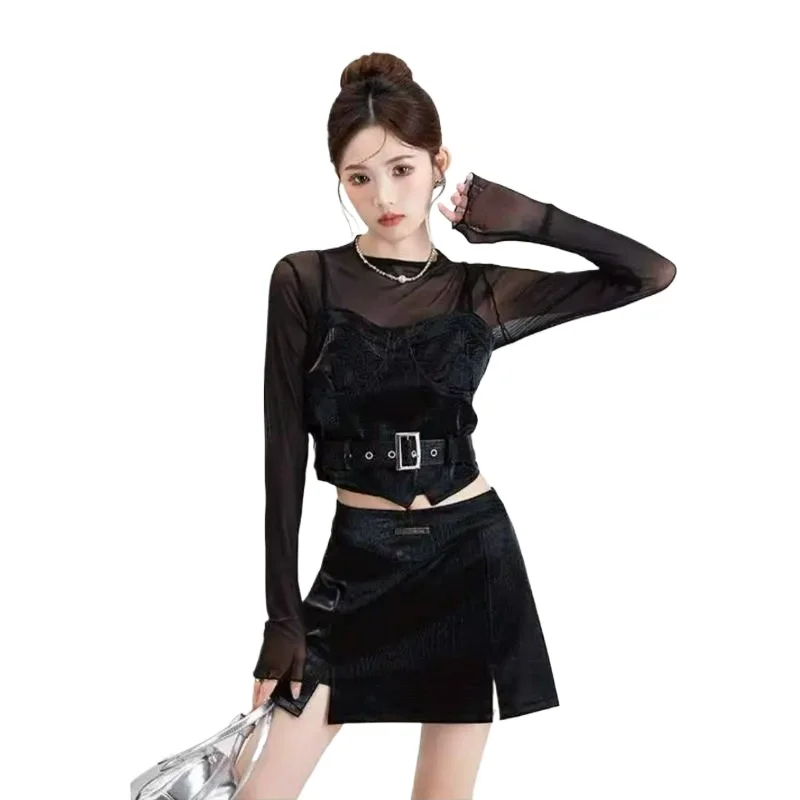 Легкая роскошная высококачественная куртка во французском стиле ретро, сетчатый дизайн, комплект для женщин, осень 2026, новые комплекты для похудения, короткая юбка
Легкая роскошная высококачественная куртка во французском стиле ретро, сетчатый дизайн, комплект для женщин, осень 2026, новые комплекты для похудения, короткая юбка