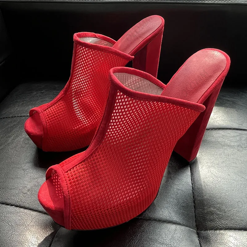 Olomm Hadnmade Women Platform Slingback Sandals Slippers Mesh Block Heel Open Toe Pretty Red Party Shoes Ladies Size 35-52
Olomm Hadnmade Women Platform Slingback Sandals Slippers Mesh Block Heel Open Toe Pretty Red Party Shoes Ladies Size 35-52