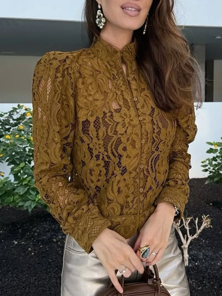 Осенние новые пригородные футболки с длинными рукавами, сексуальные перспективные вечерние блузки для ночного клуба, кружевная женская футболка с длинными рукавами и вышивкой
Осенние новые пригородные футболки с длинными рукавами, сексуальные перспективные вечерние блузки для ночного клуба, кружевная женская футболка с длинными рукавами и вышивкой