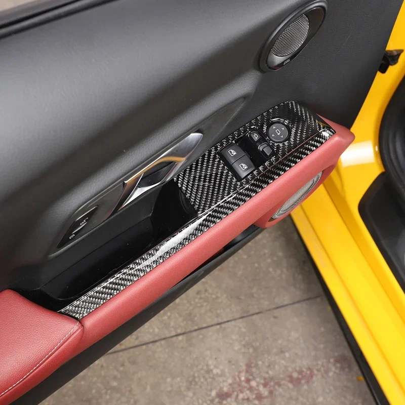 For Toyota Supra GR A90 2019-2024 Soft Carbon Fiber Car Door Window Switch Button Panel Trim Sticker Car Accessories (LHD RHD)
For Toyota Supra GR A90 2019-2024 Soft Carbon Fiber Car Door Window Switch Button Panel Trim Sticker Car Accessories (LHD RHD)