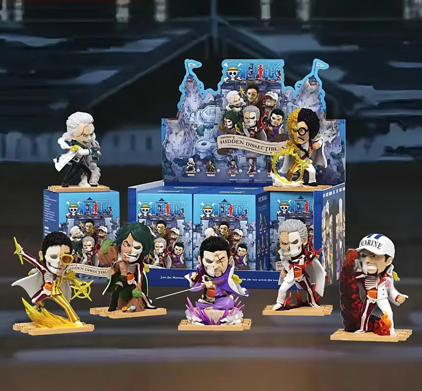 Аутентичная серия Mightyjaxx One Piece 8th Navy Admiral Half Dissection, слепая коробка, модная коллекционная аниме-фигурка, модель Mystery Boxes 
Аутентичная серия Mightyjaxx One Piece 8th Navy Admiral Half Dissection, слепая коробка, модная коллекционная аниме-фигурка, модель Mystery Boxes