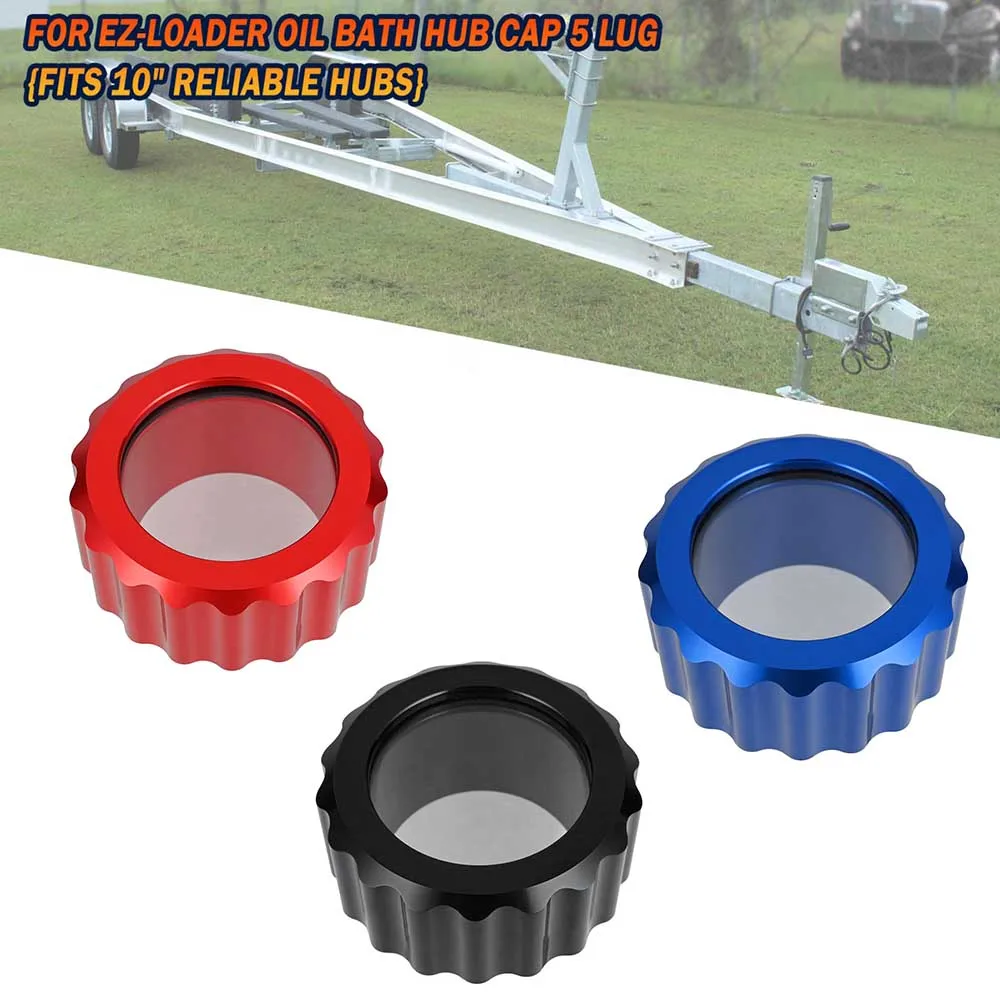 Oil Bath Hub Cap For EZ-LOADER Fits 10" 5 LUG hubs and drums Threaded Aluminum Oil Bath Cap with O-Ring 250-034388
Oil Bath Hub Cap For EZ-LOADER Fits 10" 5 LUG hubs and drums Threaded Aluminum Oil Bath Cap with O-Ring 250-034388