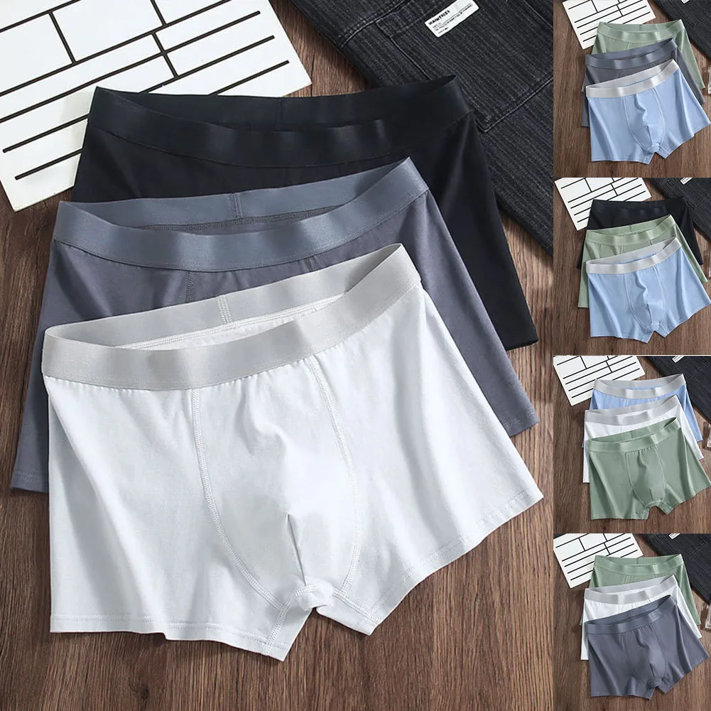 3Pcs Men Cotton Soft Underwear Lounge Boxers Breathable Lingerie Comfortable LooseFlatAngle Seamless Trunk Home Loose Underpants
3Pcs Men Cotton Soft Underwear Lounge Boxers Breathable Lingerie Comfortable LooseFlatAngle Seamless Trunk Home Loose Underpants