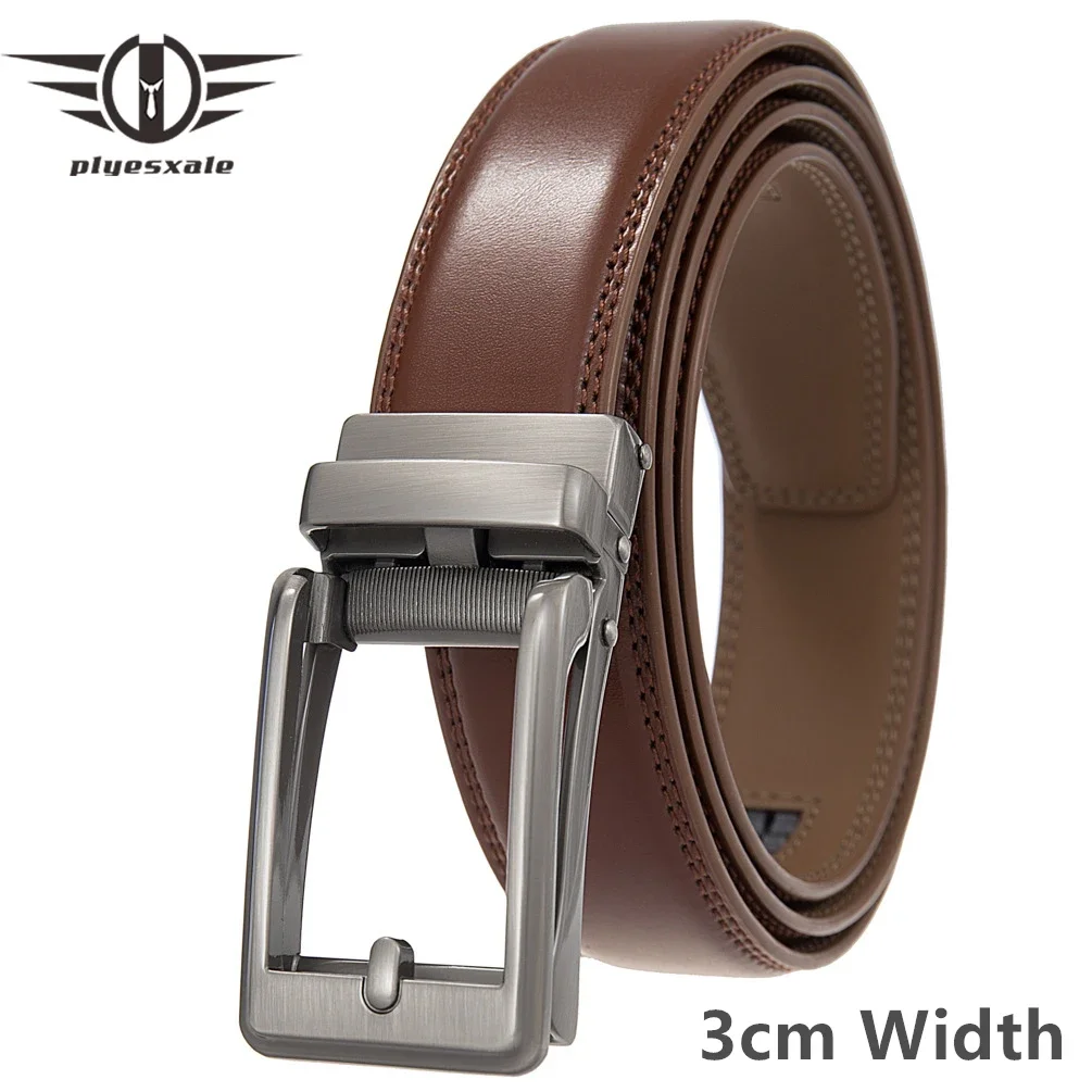 Plyesxale Men Automatic Buckle Genuine Leather Cowskin Belts Dark Brown Black High Quality Formal Male Waist Belt Mens Belts B22
Plyesxale Men Automatic Buckle Genuine Leather Cowskin Belts Dark Brown Black High Quality Formal Male Waist Belt Mens Belts B22