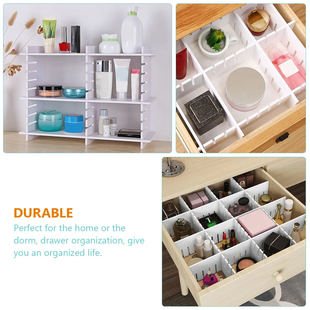 7pcs Sturdy Pvc Drawer Partition Boards Multi-Functional Dividers For Home Dorm Storage Organization Bamboo Style
7pcs Sturdy Pvc Drawer Partition Boards Multi-Functional Dividers For Home Dorm Storage Organization Bamboo Style
