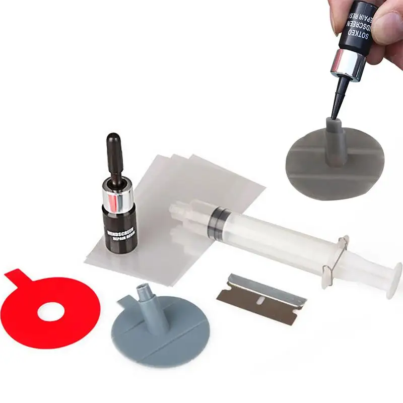 Windshield Crack Repair Kit Auto Windshield Glass Repair Tool Set Automotive Quick Fix Tool Set For Chips & Scratches Star
Windshield Crack Repair Kit Auto Windshield Glass Repair Tool Set Automotive Quick Fix Tool Set For Chips & Scratches Star