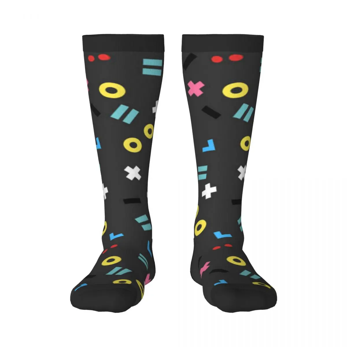 Stockings Funny Autumn Casual Warm Socks Geometric Elements In Hipster Memphis Style Soft Winter Knee High Socks
Stockings Funny Autumn Casual Warm Socks Geometric Elements In Hipster Memphis Style Soft Winter Knee High Socks