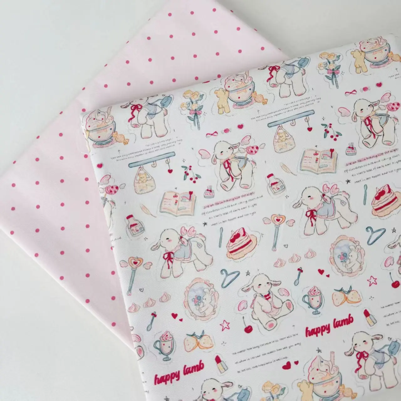 Cartoon Sheep Print Tablecloth Fabric High Aesthetic Handmade DIY Book Cover Decorative Home Tablecloth Velvet Material
Cartoon Sheep Print Tablecloth Fabric High Aesthetic Handmade DIY Book Cover Decorative Home Tablecloth Velvet Material