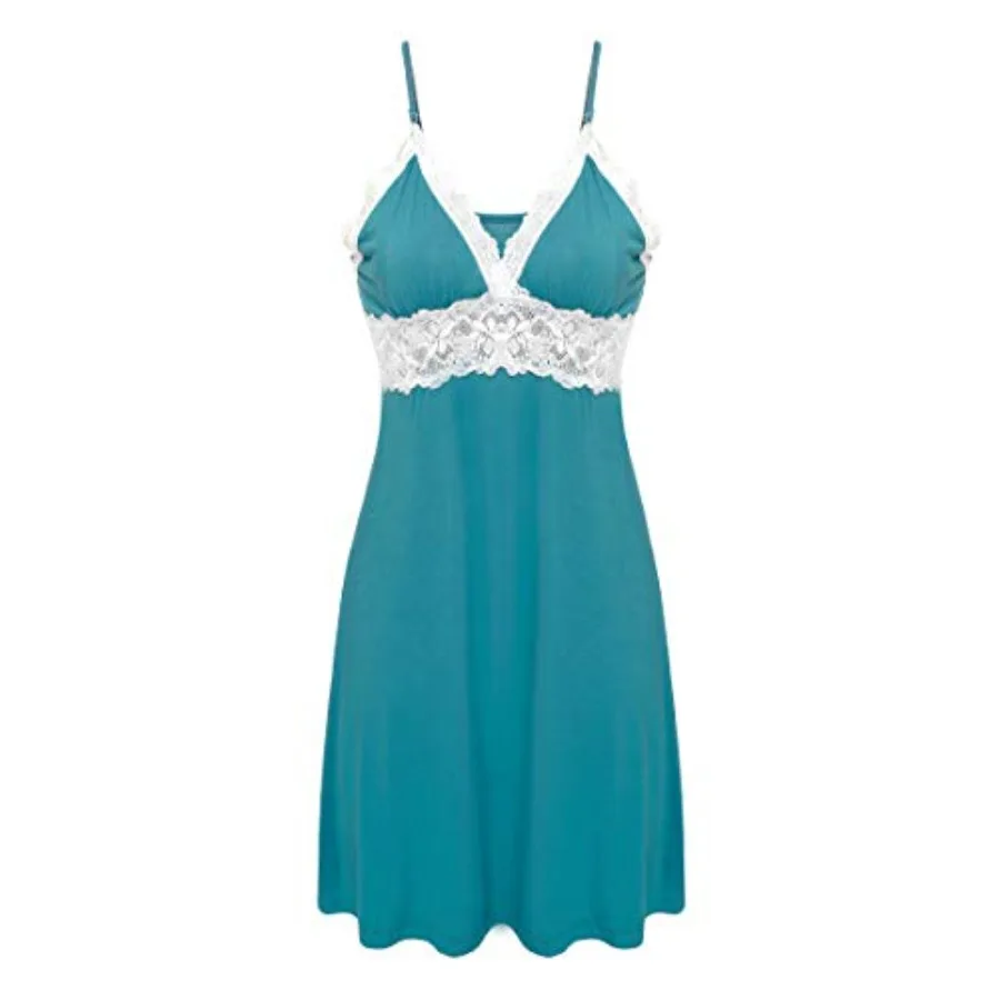 Ekouaer Sleepwear Womens Chemise Nightgown Full Slip Lace Lounge Dress
Ekouaer Sleepwear Womens Chemise Nightgown Full Slip Lace Lounge Dress
