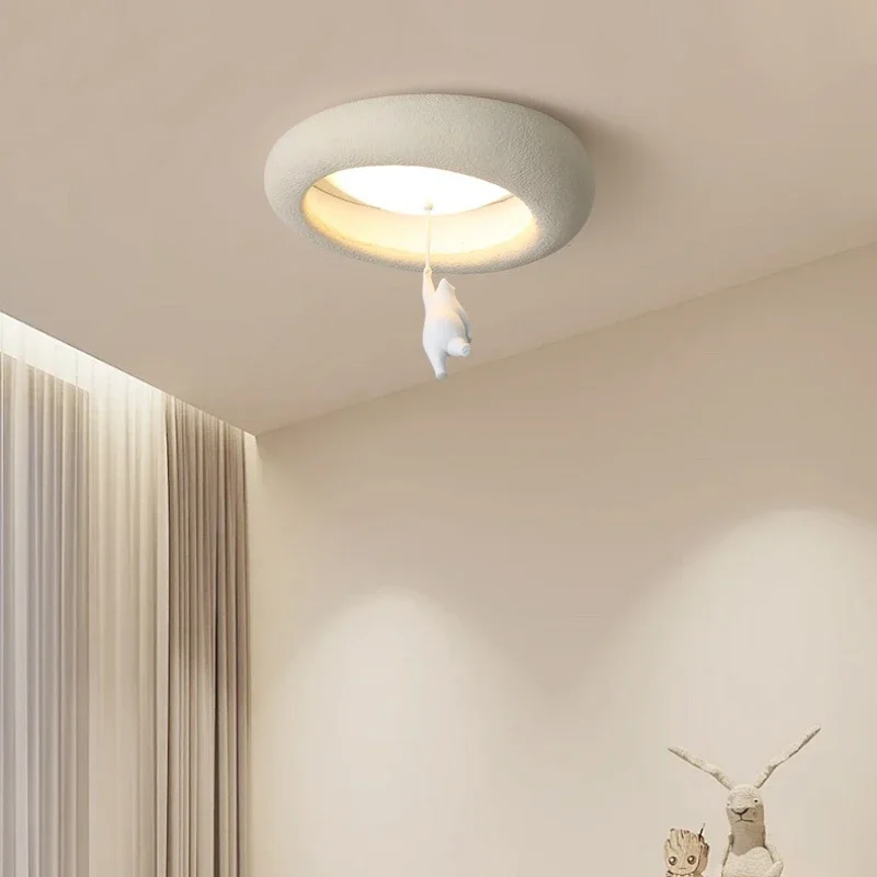 SANDYHA Nordic Cute Resin Bear LED Ceiling Light Kids Bedroom Living Room Decorative Lighting Unique Modern Home Decor
SANDYHA Nordic Cute Resin Bear LED Ceiling Light Kids Bedroom Living Room Decorative Lighting Unique Modern Home Decor