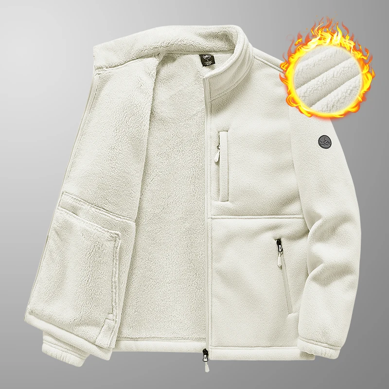 Fleece Lined And Thickened Men's Sweatshirt Autumn Winter Casual Lamb Wool Hoodie Cashmere Sweatshirts Outdoor Sports Coat
Fleece Lined And Thickened Men's Sweatshirt Autumn Winter Casual Lamb Wool Hoodie Cashmere Sweatshirts Outdoor Sports Coat