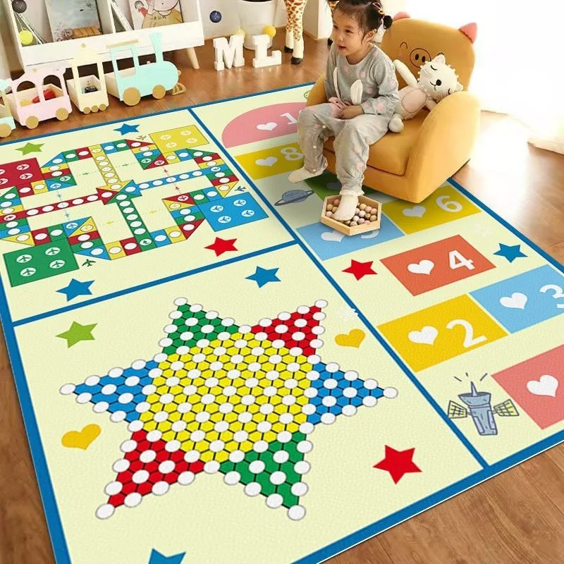 Cartoon children's floor mat city traffic polyester printed carpet washable for games toys carpet for parking lot track carpet
Cartoon children's floor mat city traffic polyester printed carpet washable for games toys carpet for parking lot track carpet