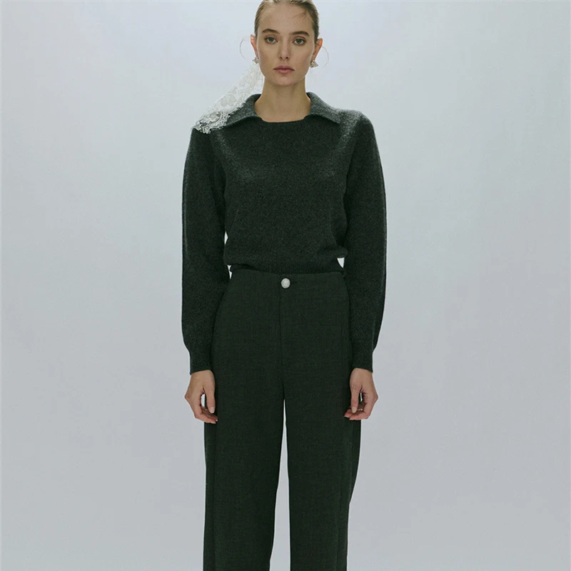 Nordic Luxury Long Sve Ne Camere Knitwear Ele Commute Sle Women's Faion Winter Season Color Sweater
Nordic Luxury Long Sve Ne Camere Knitwear Ele Commute Sle Women's Faion Winter Season Color Sweater