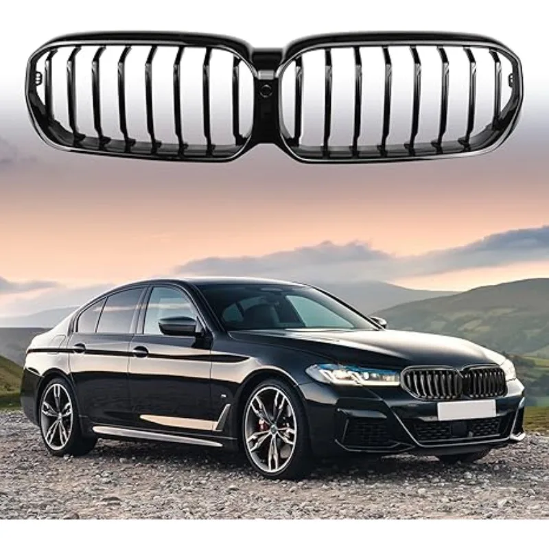 Suitable for 21 BMW New 5 Series G30 Late Modification Single Line Double Line Model Glossy Black Front Grille Center Grille
Suitable for 21 BMW New 5 Series G30 Late Modification Single Line Double Line Model Glossy Black Front Grille Center Grille